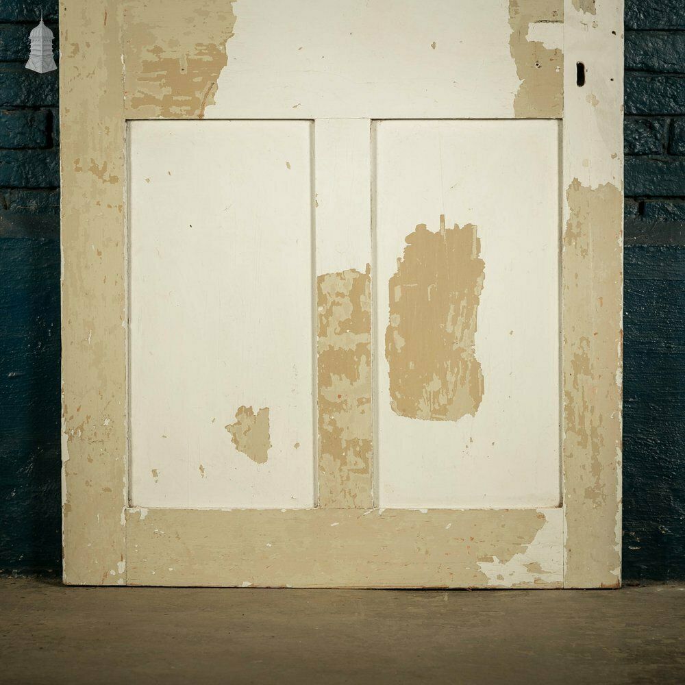 Pine Panelled Door, 4 Panel White Painted photo Home Fixtures
