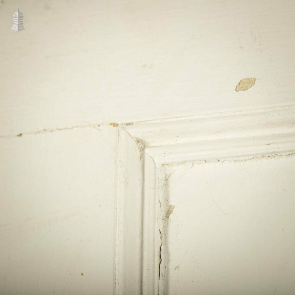 144.0 Pine Panelled Door, 4 Panel White Painted photo