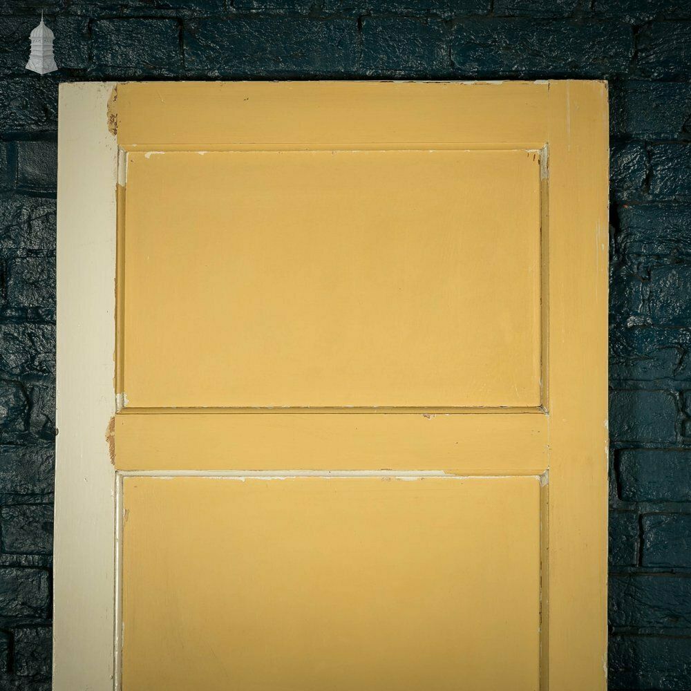 Pine Panelled Door, Painted 4 Panel Door photo for sale
