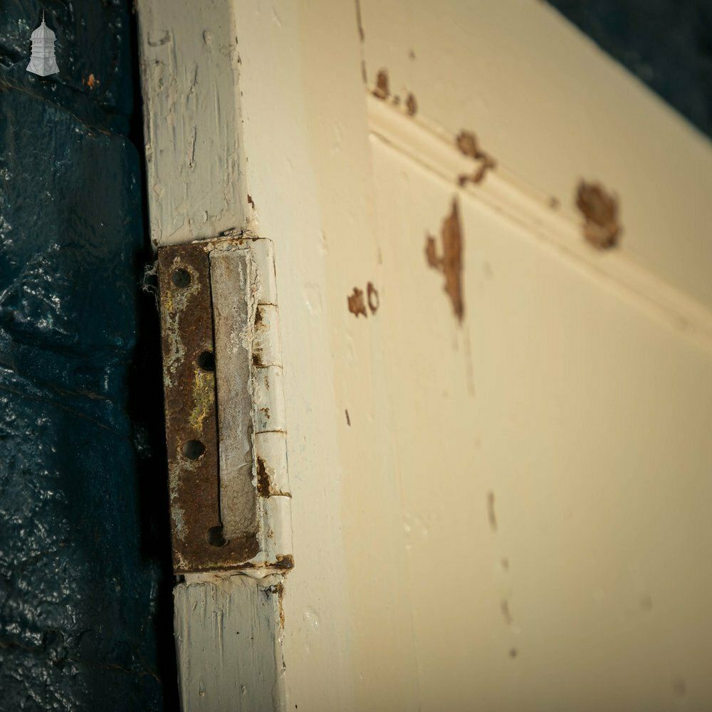 1930’s Style Door, 1 Over 3 Panelled Door, White Painted Finish photo vinterior