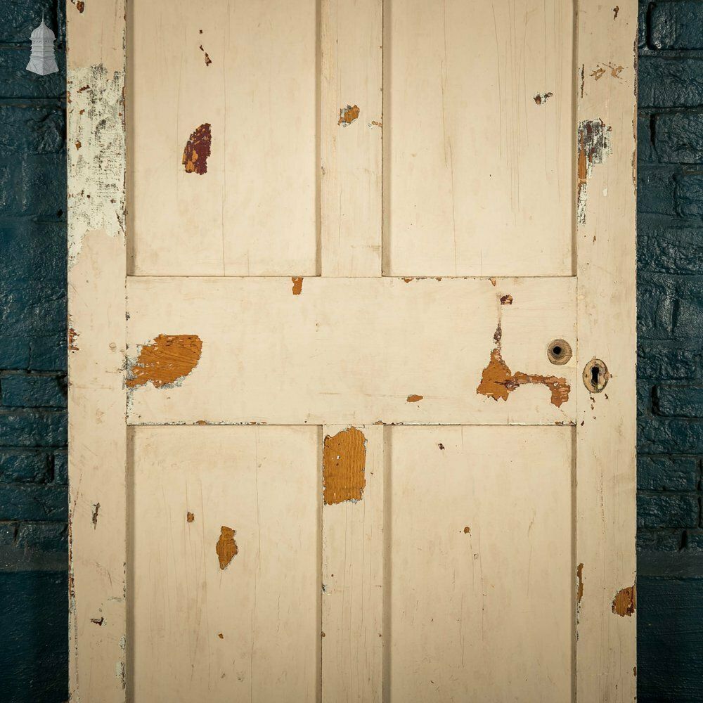 Glazed Pine Door, Distressed Paint Finish photo furniture