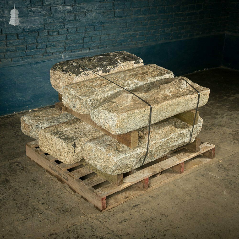 1080.0 Granite Kerb Stones, Reclaimed Curb, Batch Of 6 – A Run Of 5.6 Metres photo