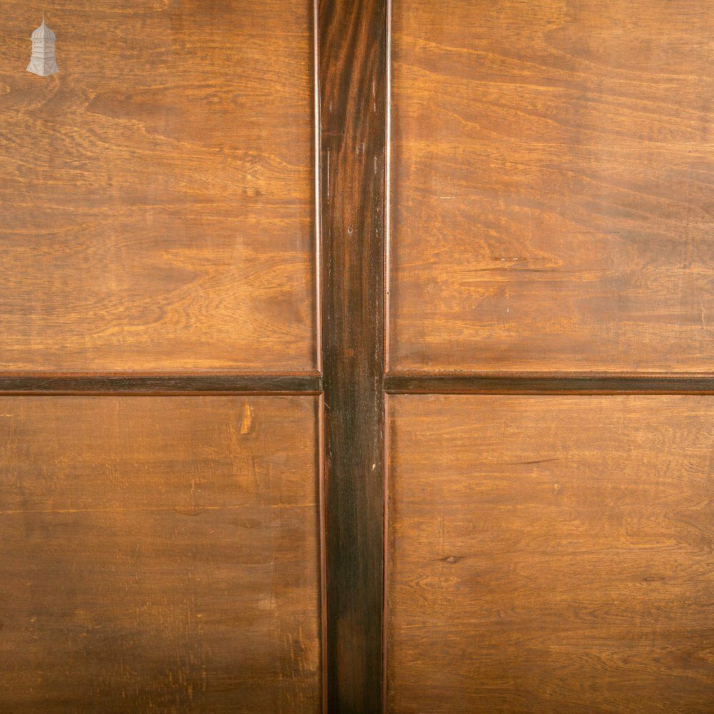 photo buy Museum Display Cabinet, 19th C Mahogany With Sliding Door And Mirrored Back