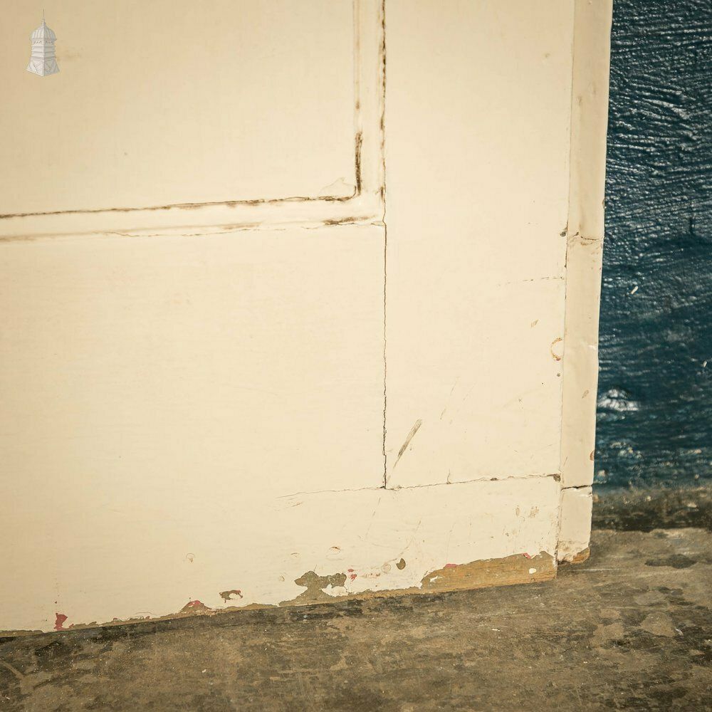 photo vintage Half Glazed Door, Fitted With ‘Arctic’ Style Textured Glass