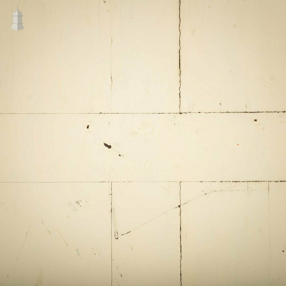 Pine Panelled Door, White Distressed Paint Finish photo vinterior