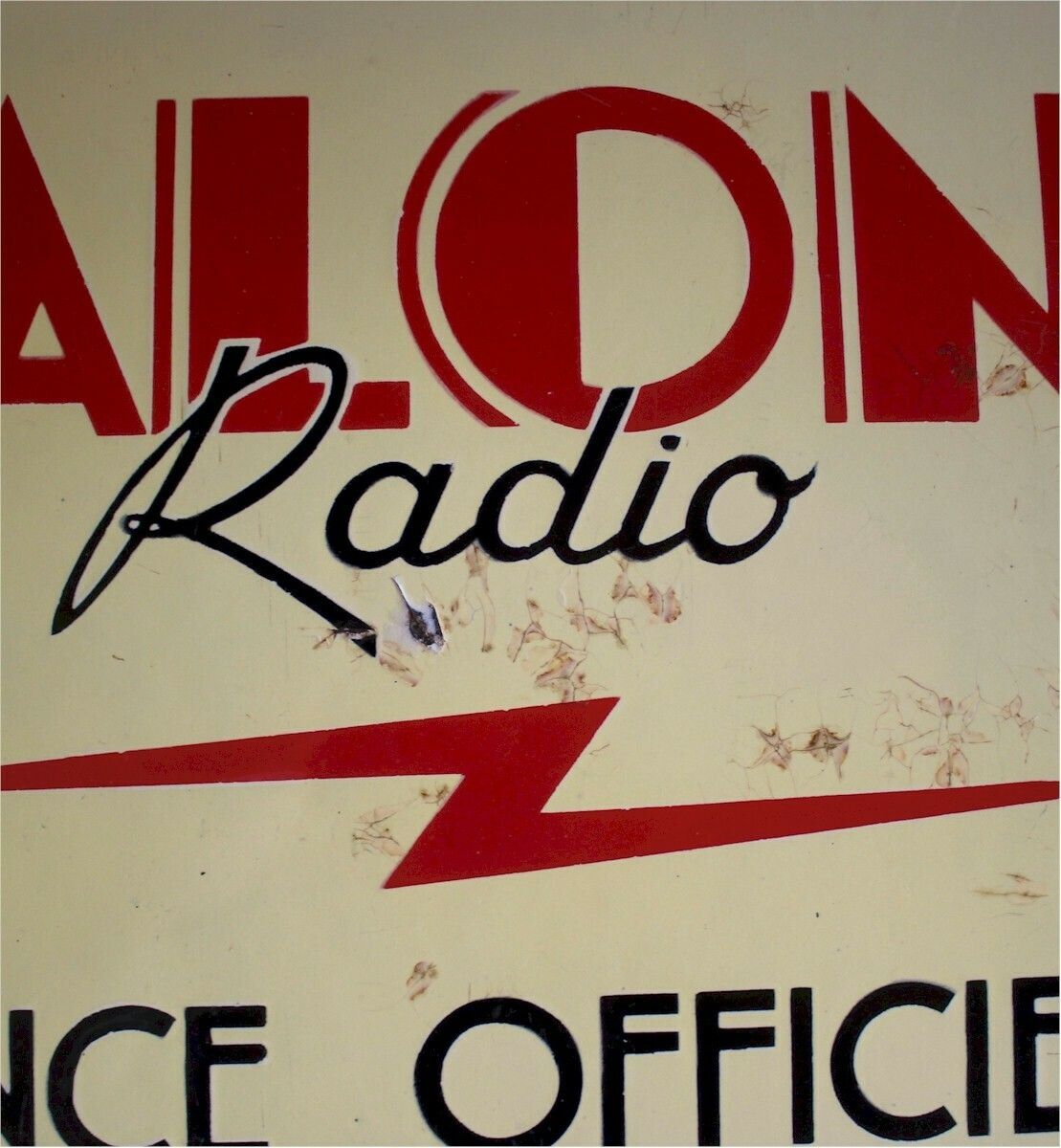 Malony Radio Double Sided Enamel Advertising Sign photo Home Decor