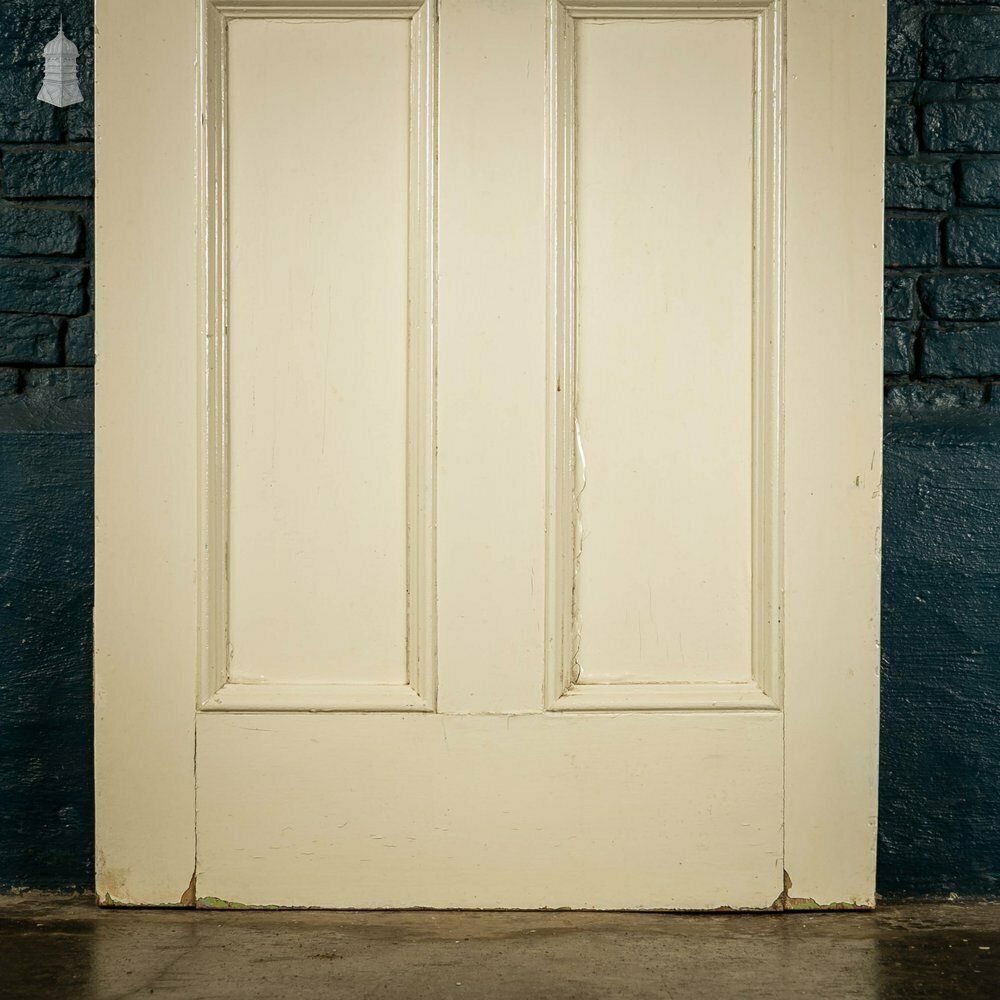 Pine Panelled Door, Moulded 5 Panel Door With White Painted Finish photo Home Fixtures