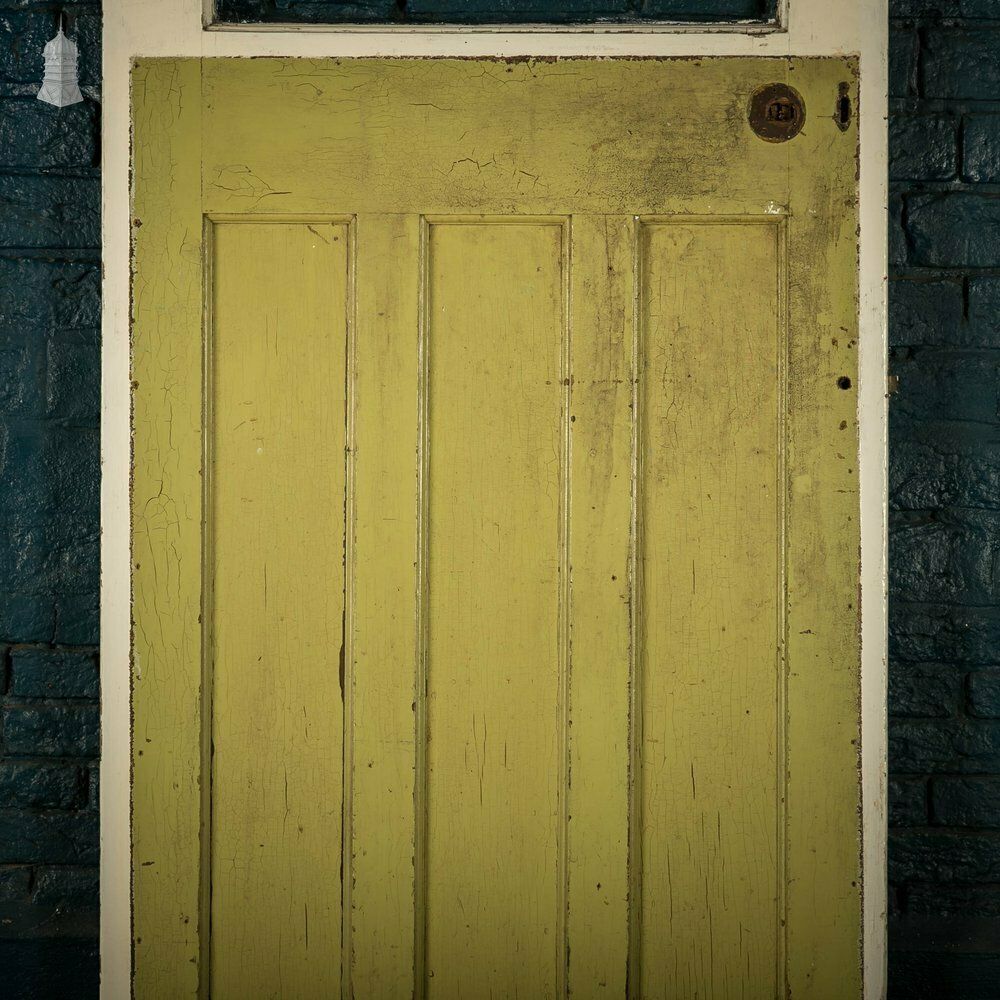 Half Glazed 1930’s Style Door, 1 Over 3 Panelled Door photo for sale