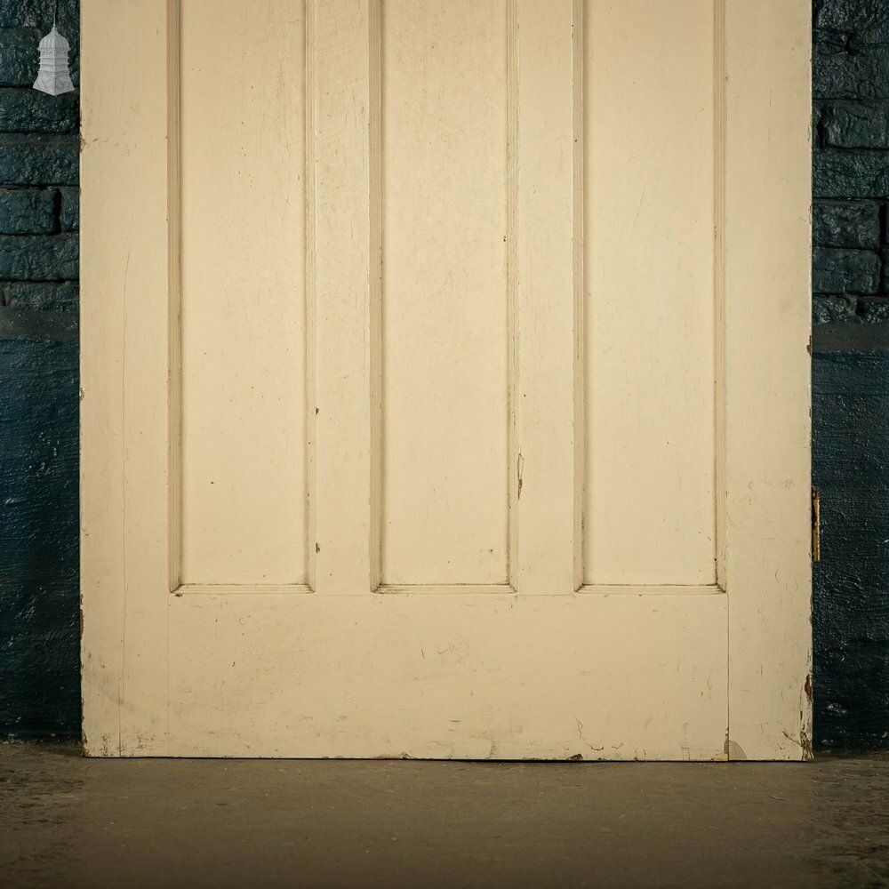 Pine Panelled Door, Moulded 6 Panel, White Painted photo 360.0