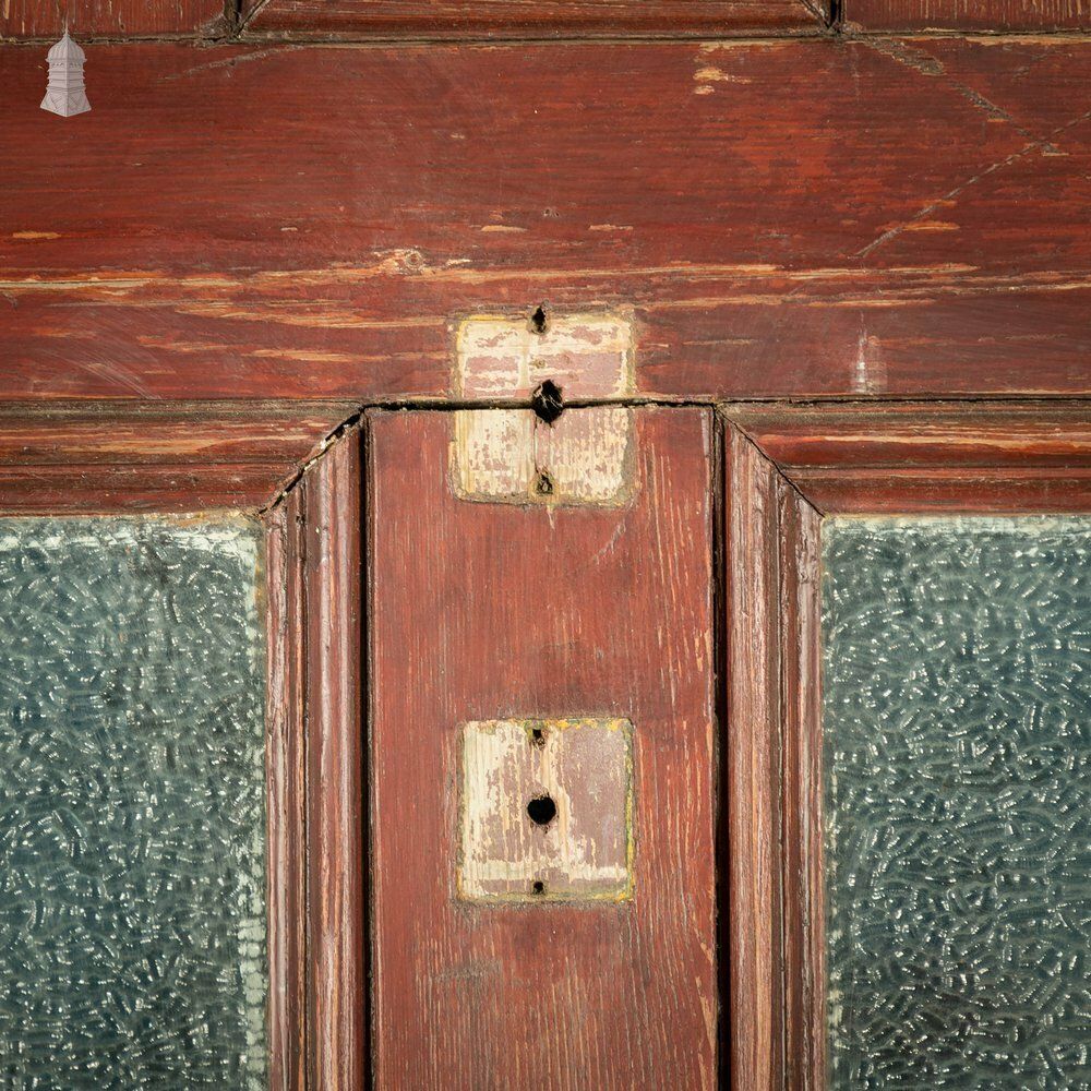 300.0 Half Glazed Door, Pine With ‘Arctic’ Style Textured Glass photo