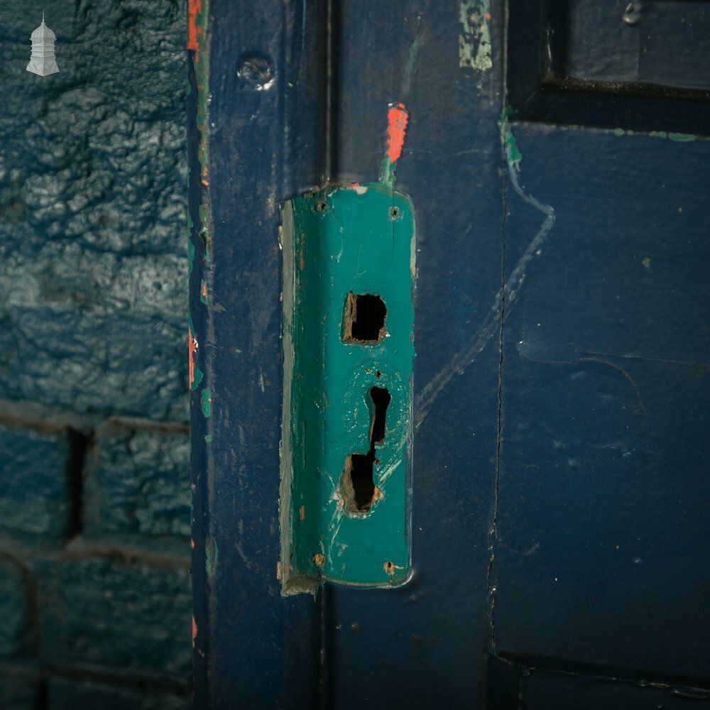 photo buy Half Glazed Door, Painted Pitch Pine Fitted With Wired Safety Glass