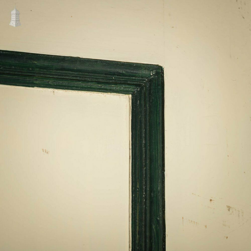 photo furniture Pine Panelled Door, Moulded 6 Panel, White And Black Painted Finish