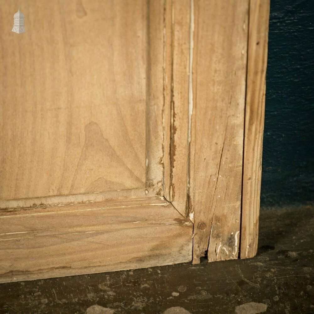 Pine Panelled Door, 19th C French, 2 Moulded Panels photo furniture