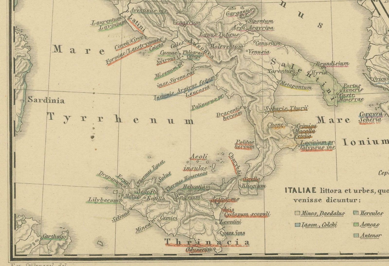Antique Map Of Italy With Insets Of Rome And Major Cities, Published In 1880 photo 403.0