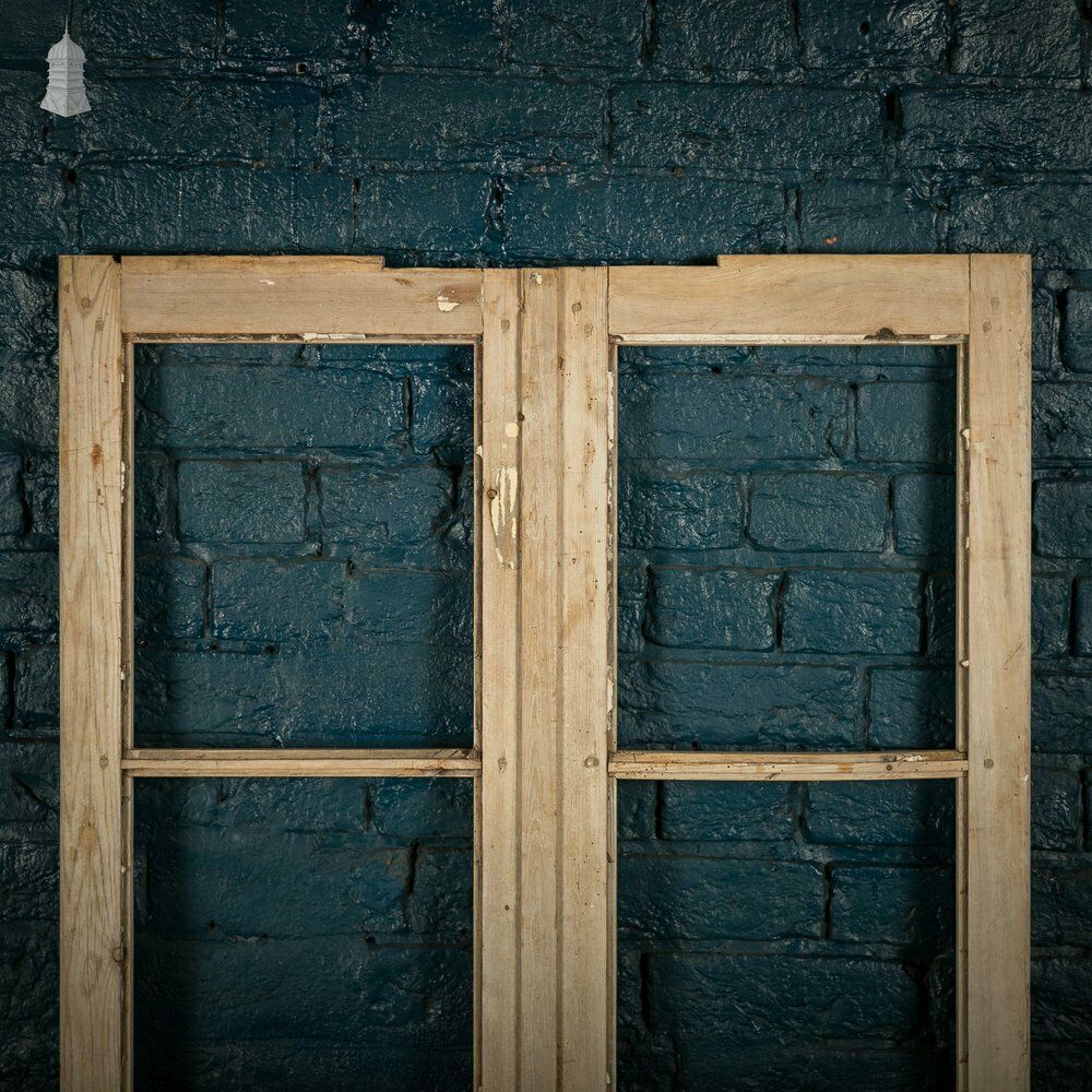Victorian Window Shutters, With Horizontal Glazing Bars, Pine Pair photo furniture