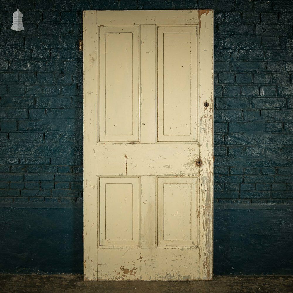 Pine Panelled Door  Moulded 4 Panel