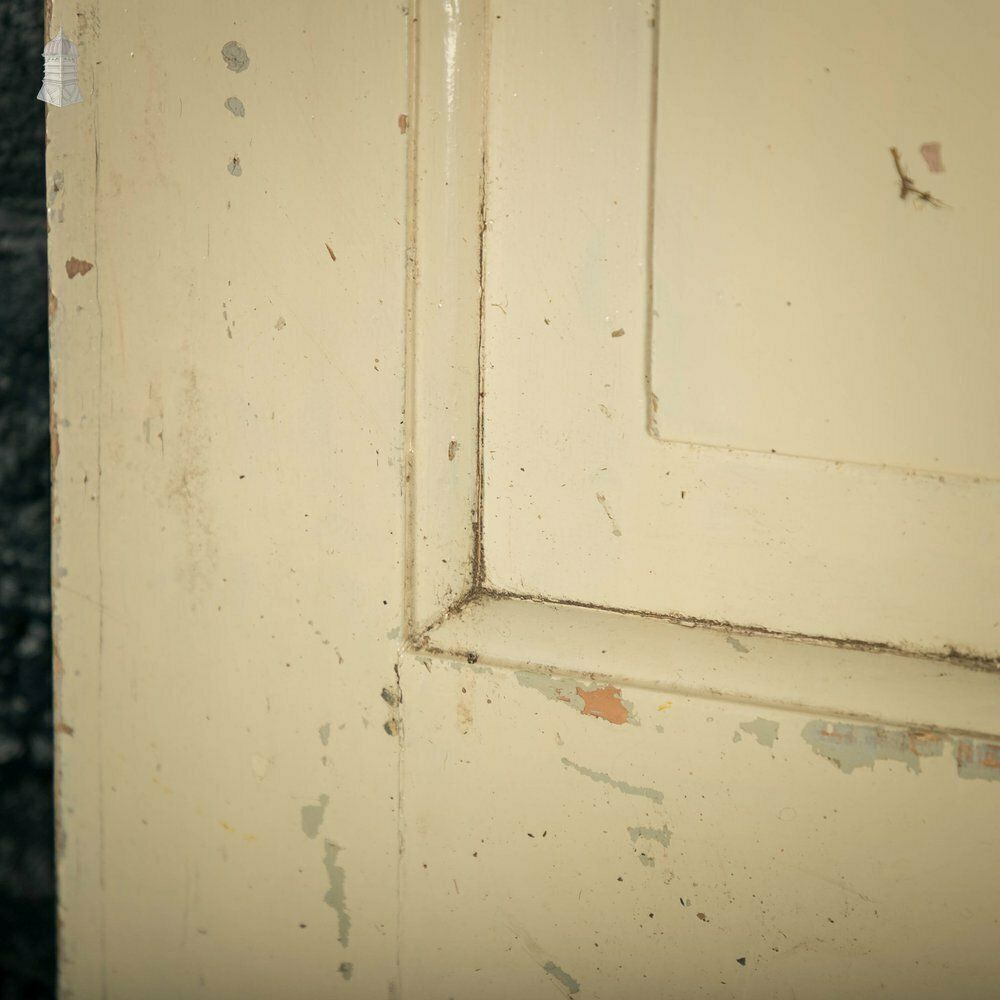 photo vintage Pine Panelled Door  Moulded 4 Panel