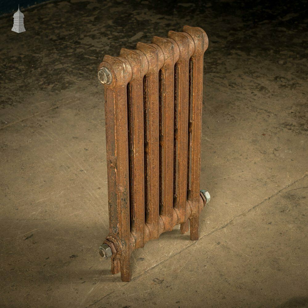 Cast Iron Radiator, Small 2 Column, 19th C photo 240.0