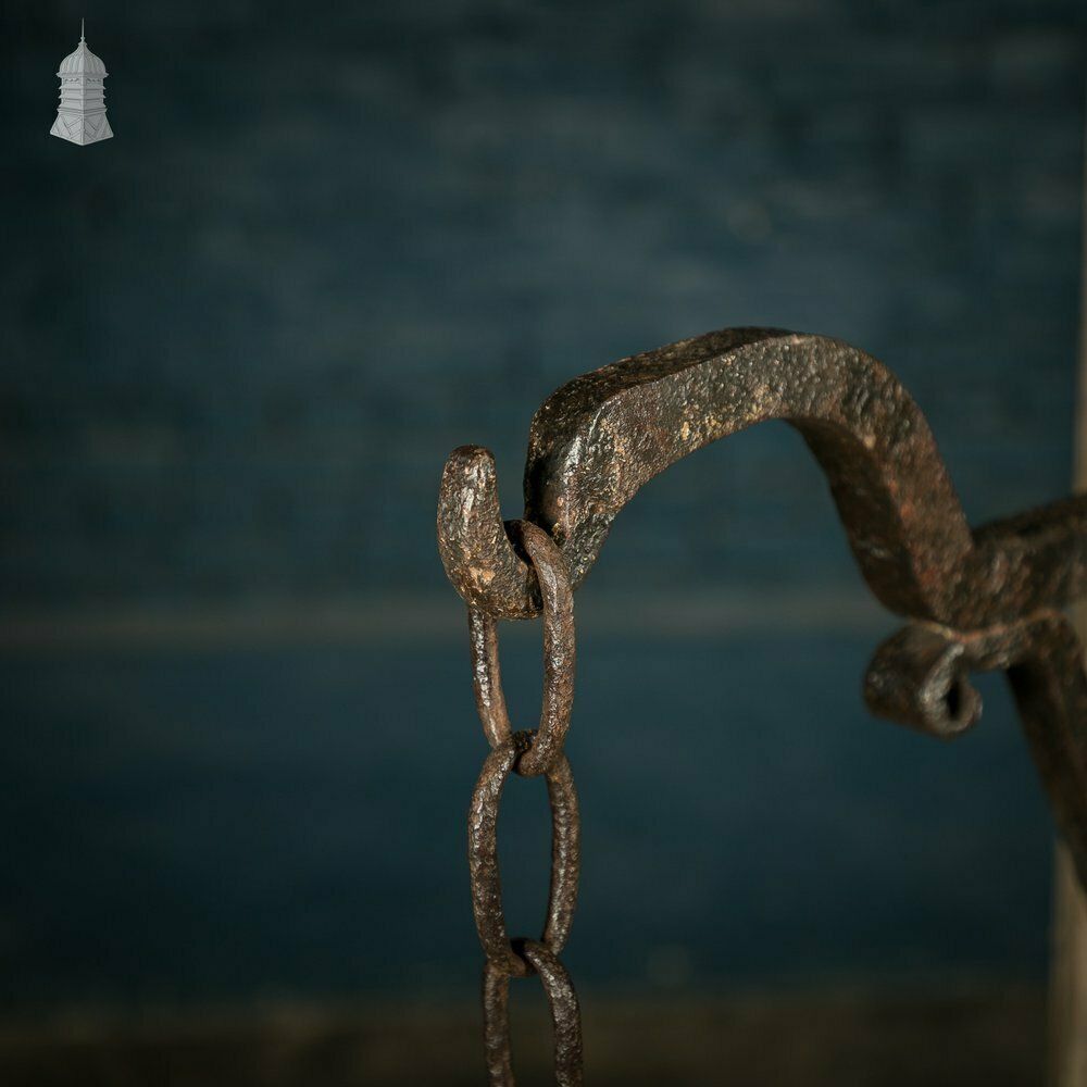Fireside Cooking Trivet, Pot Hanger, Period Wrought Iron And Reclaimed Materials photo 750.0