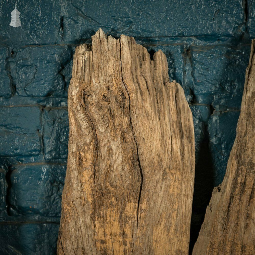 Distressed Oak Pilings, Weathered Natural Finish Batch Of 39 – 11 Square Metres photo Home Fixtures