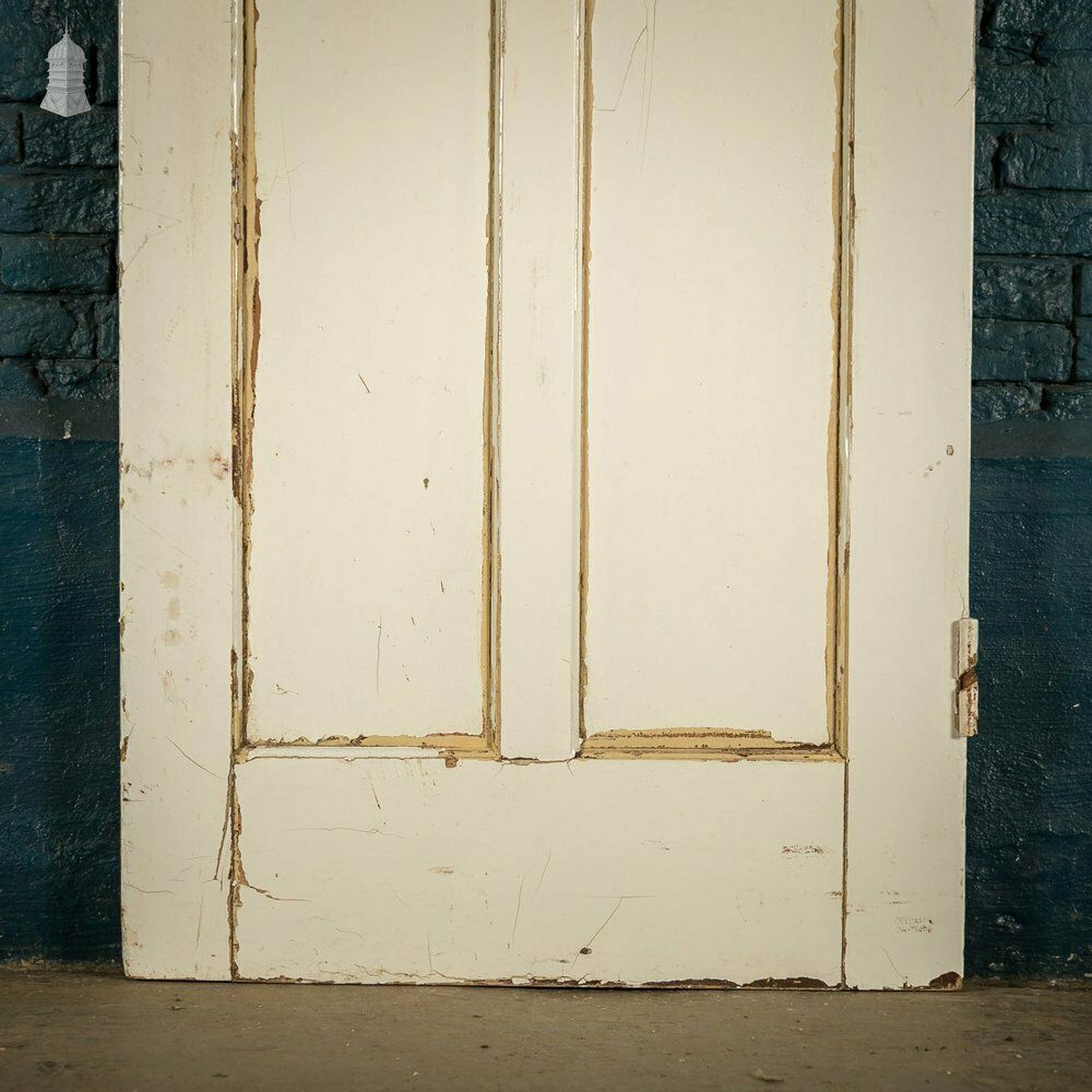 Pine Panelled Door, 3 Panel White Painted photo Home Fixtures