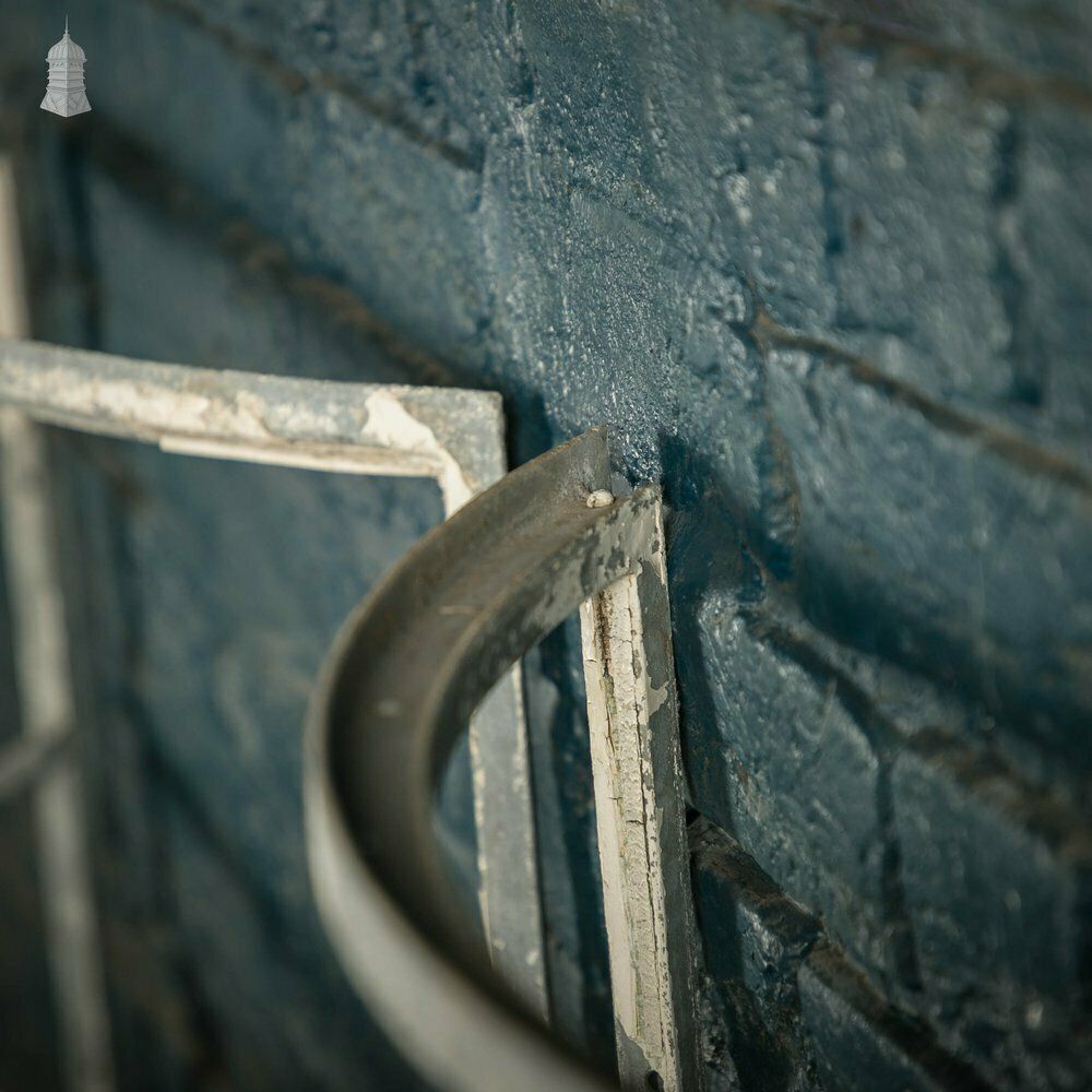 Curved Aluminium Window Frames, Pair Of Metal Windows photo vinterior