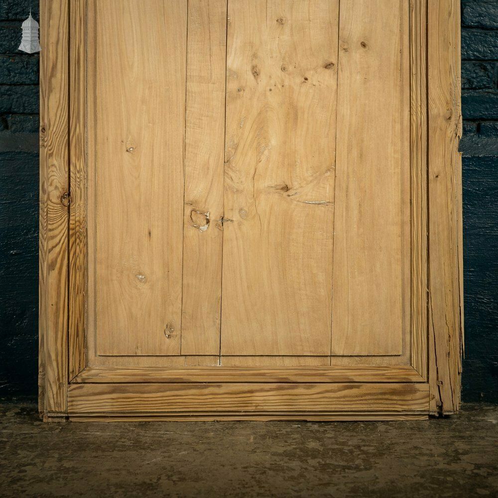 Pine Paneled Door, French 3 Panel Victorian photo 240.0
