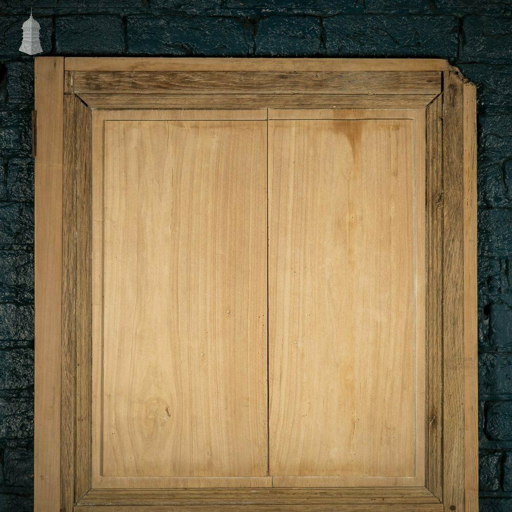 Home Fixtures Pine Panelled Door, 19th C French photo