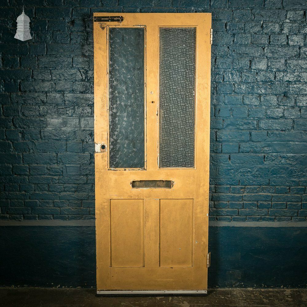 Glazed Paneled Door, With Door Hardware And Textured Glass photo furniture