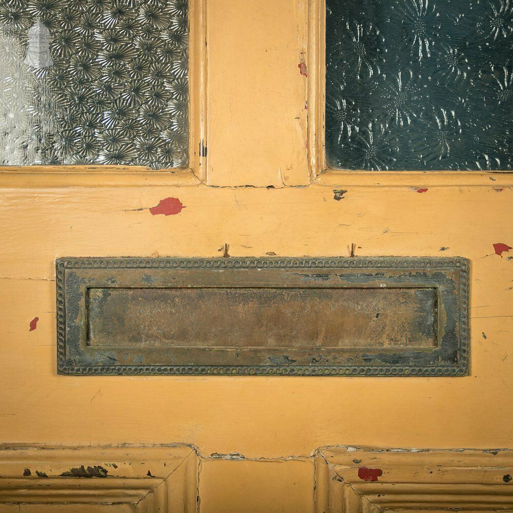 Glazed Paneled Door, With Door Hardware And Textured Glass photo buy