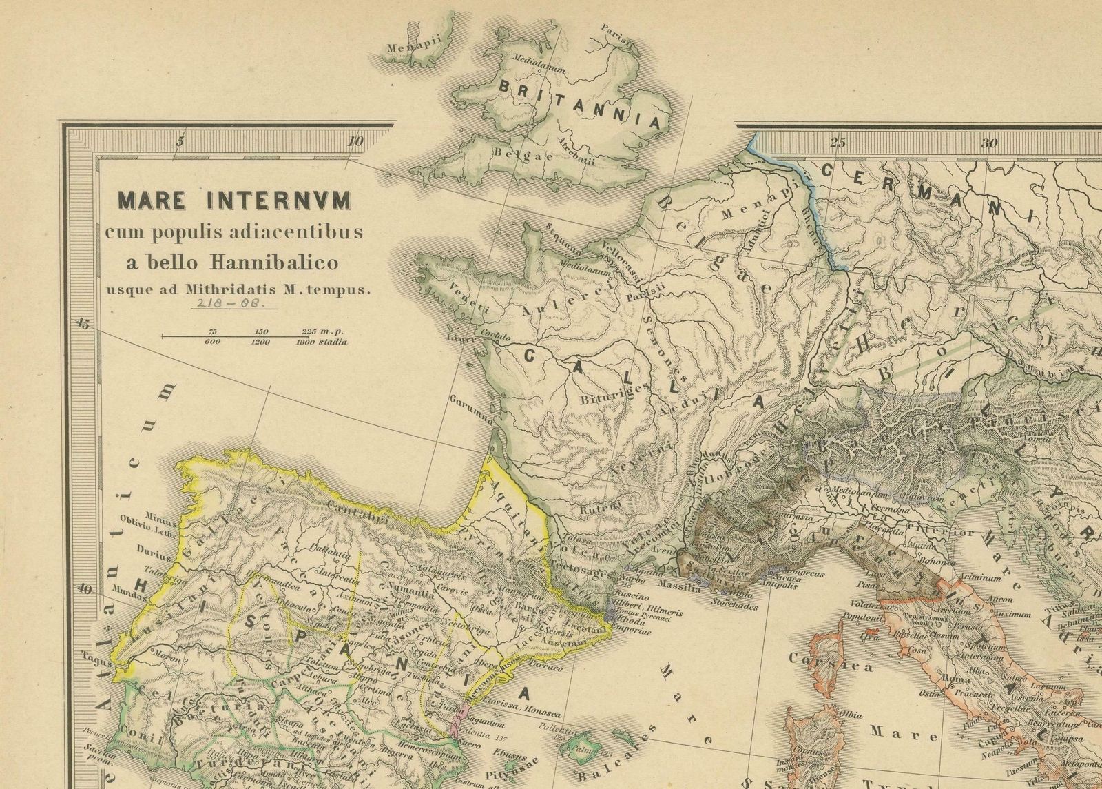 Mediterranean Encounters: From The Punic Wars To The Hannibalic War, 1880 photo vintage