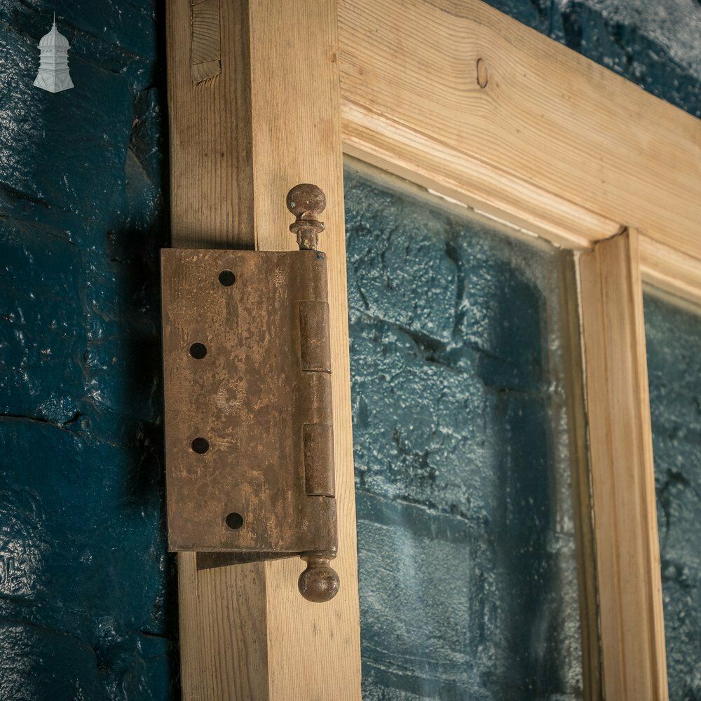 Half Glazed Door, Victorian Paneled Pine photo for sale
