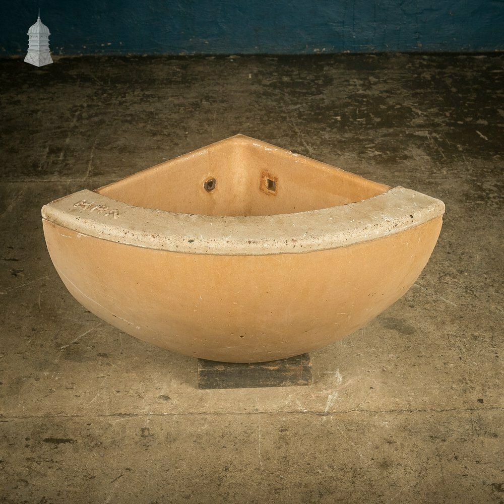 Concrete Corner Manger Trough Feeder Reclaimed From St Johns Barracks, London