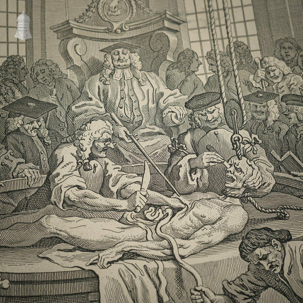 photo for sale ‘The Four Stages Of Cruelty’ Set Of 4 Original 18th C Engravings By William Hogarth Dated 1751