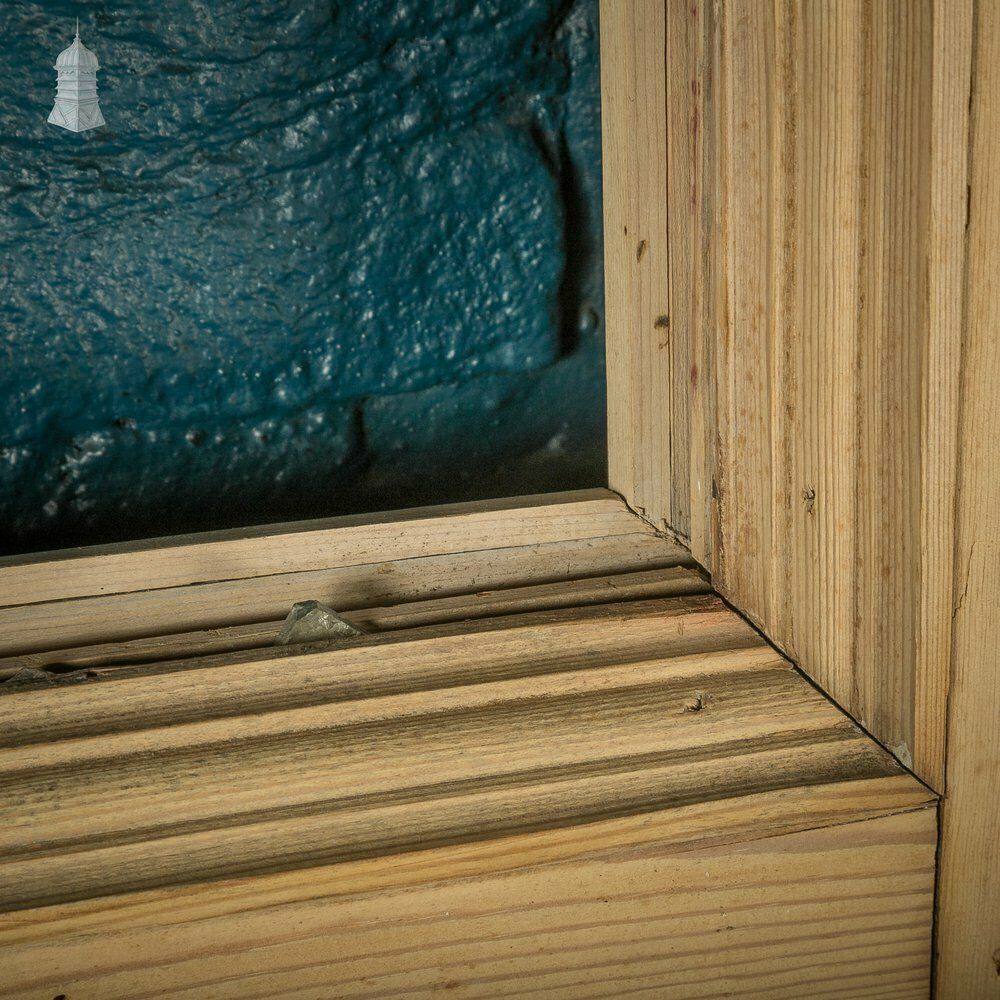 Internal Paneled Door, 19th C Pine For Reglazing photo for sale