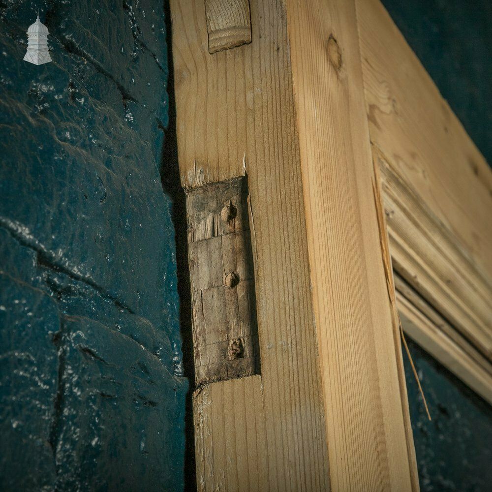 photo furniture Internal Paneled Door, 19th C Pine For Reglazing