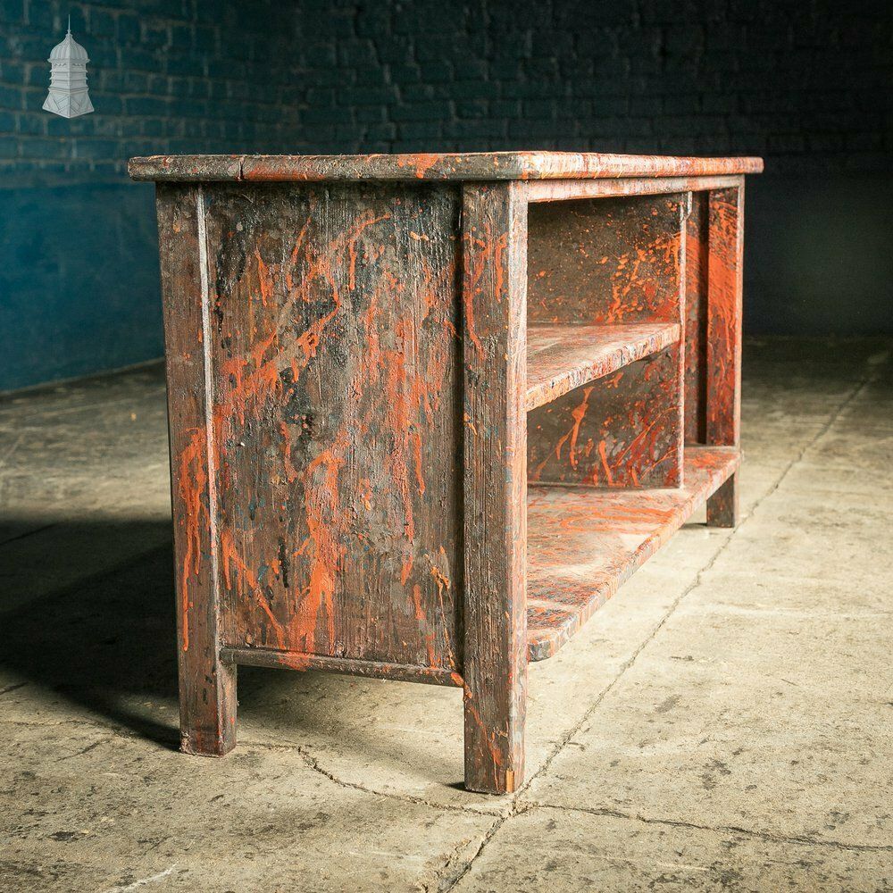 photo furniture Tv Stand, Made From Reclaimed Materials With Narc Studio ‘Paint Shop’ Finish