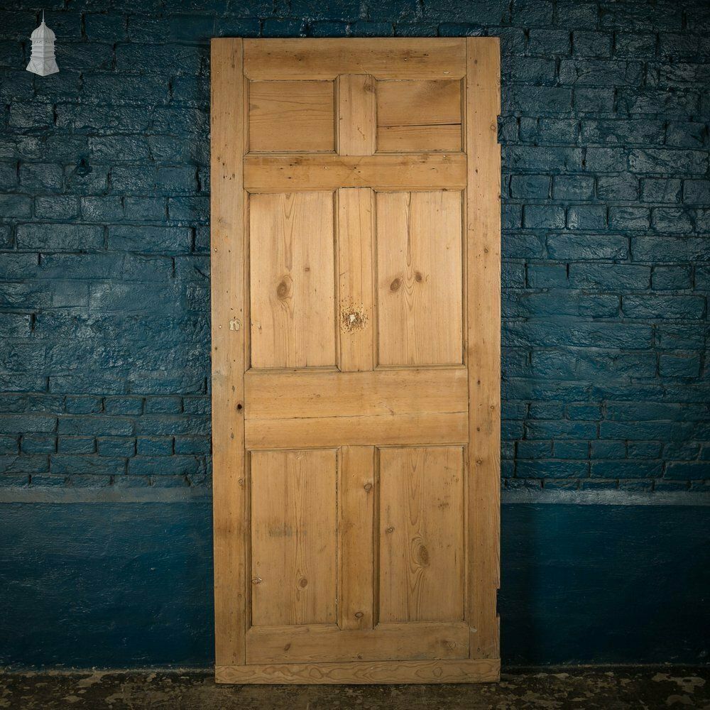 Pine Panelled Door, 18th C 6 Panel photo furniture