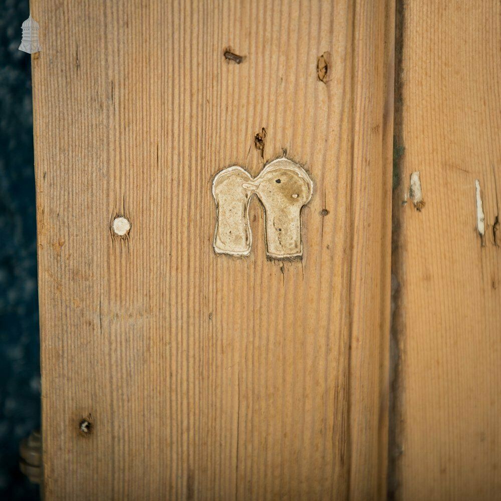 Pine Panelled Door, 18th C 6 Panel photo vinterior