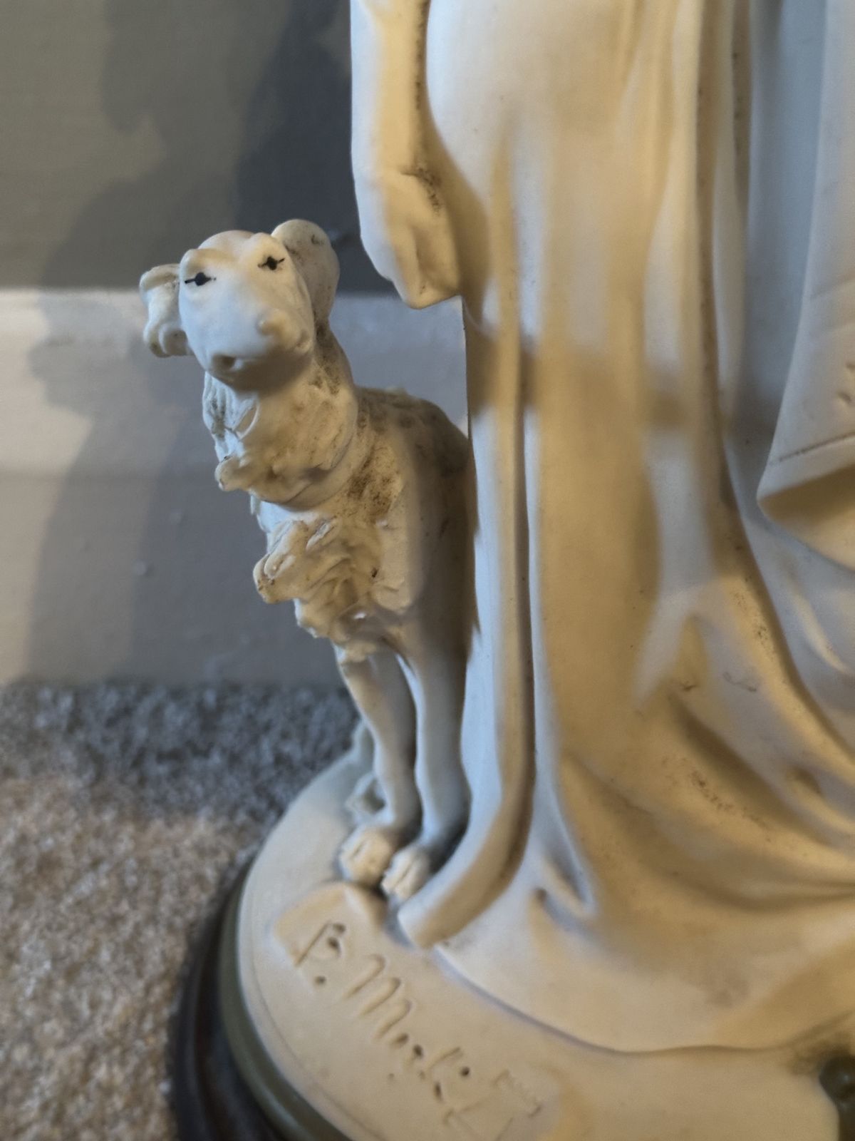Figurine Made Of Porcelain B. Merli. photo Art