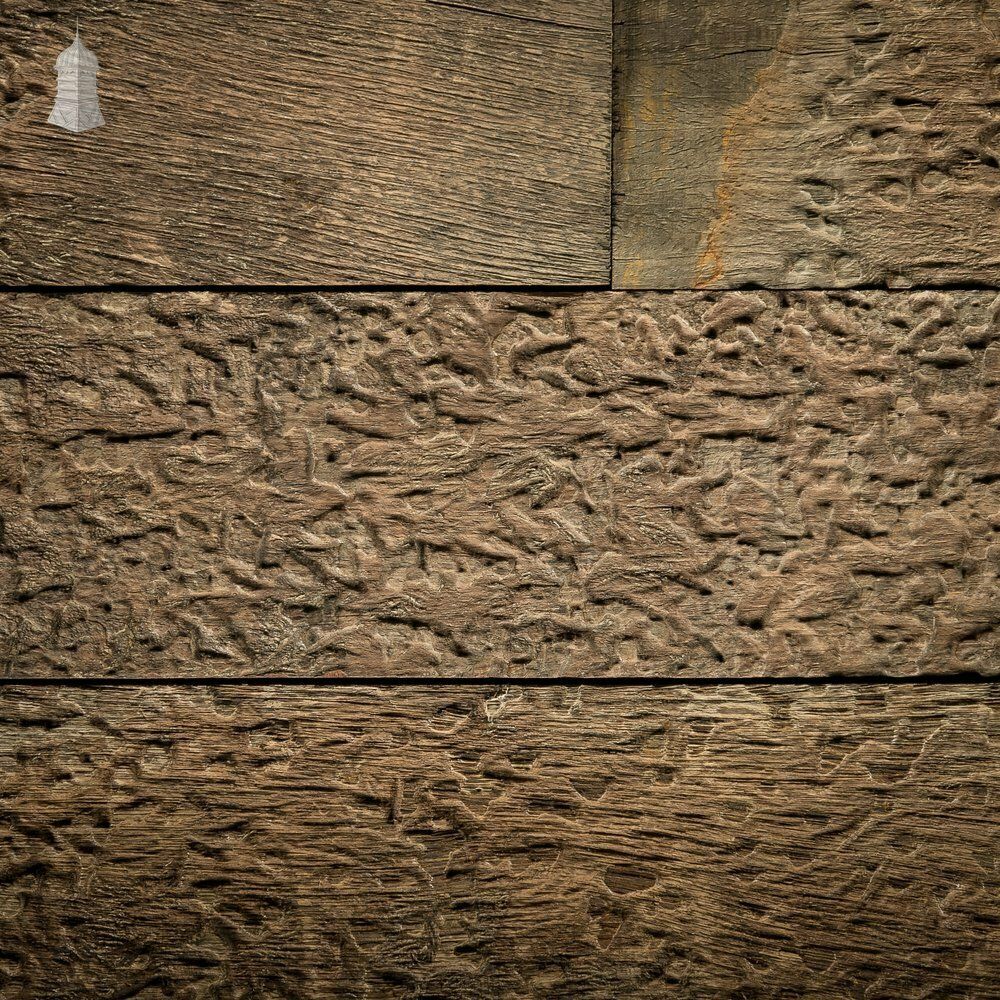 Ekki Hardwood Boards With Unique Patination From Wave Erosion, Wall Cladding. photo for sale