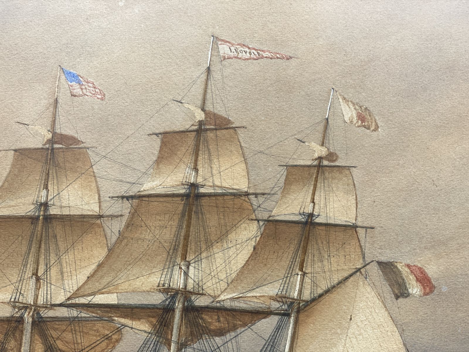 'Full Speed Ahead' – Paul Jean Clays, Brugge 1819 – 1900 Brussel, Belgisch Schilder photo 2900.0
