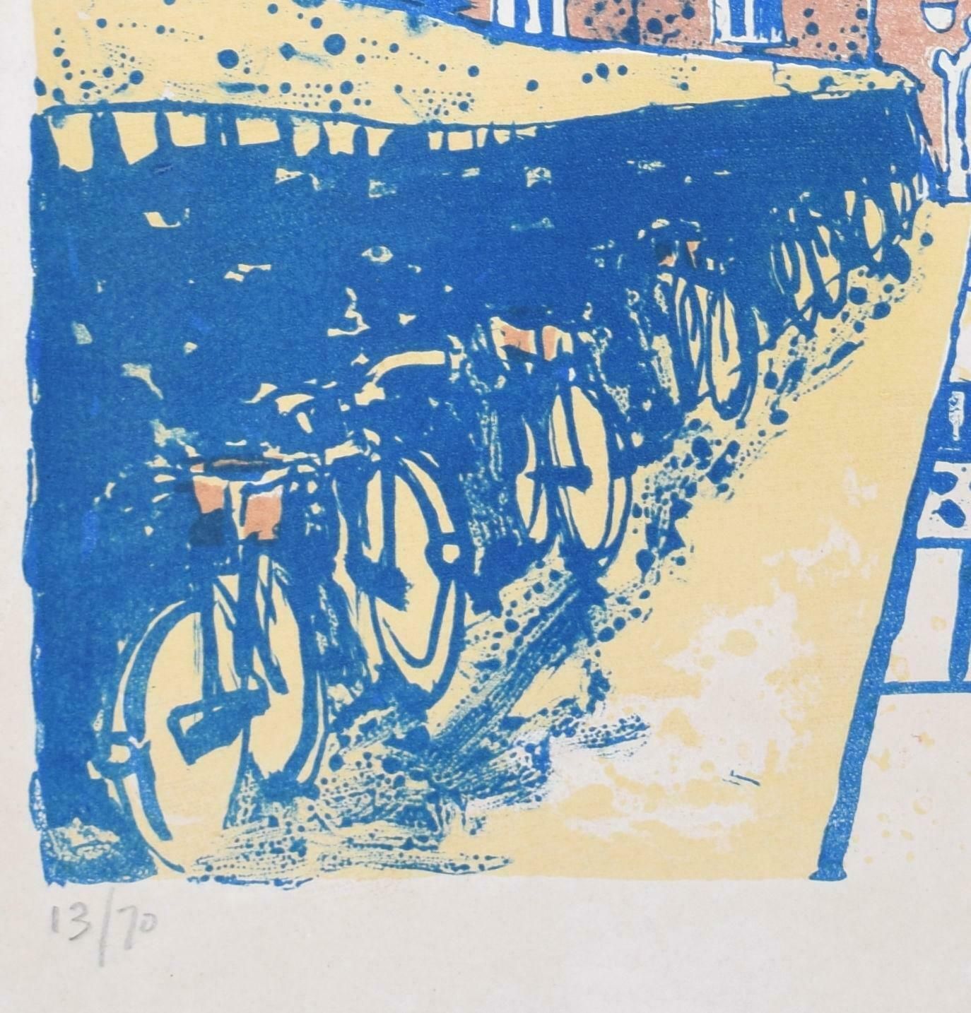 Jesus College, Cambridge Lithograph By Julian Trevelyan photo for sale