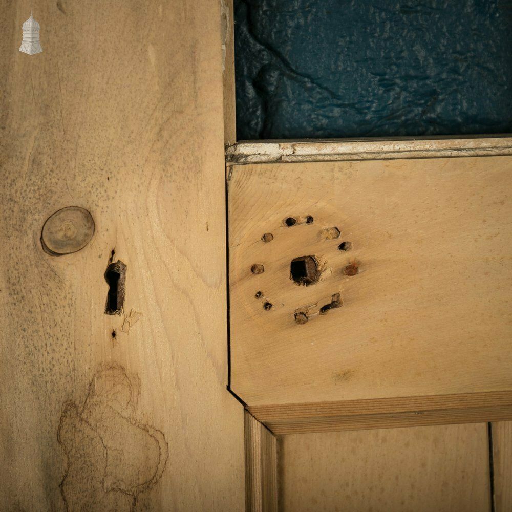 photo for sale Glazed Pine Door, Edwardian Framed Plank