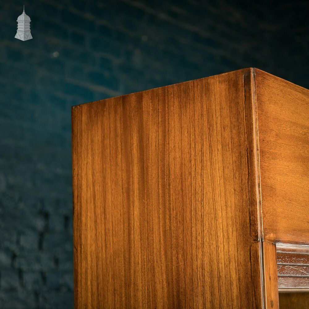 Tambour Front Cabinet, Mahogany And Oak Construction With Internal Pigeonhole Shelving From A Liner photo buy