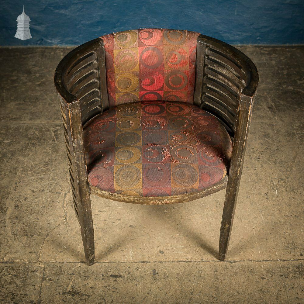 photo buy Art Deco Ebonised Tub Chairs From A Hotel In Bombay [No. 2]