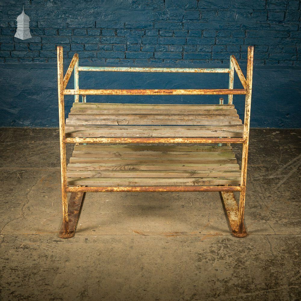 330.0 Metal Industrial Shelving With Wooden Slats photo