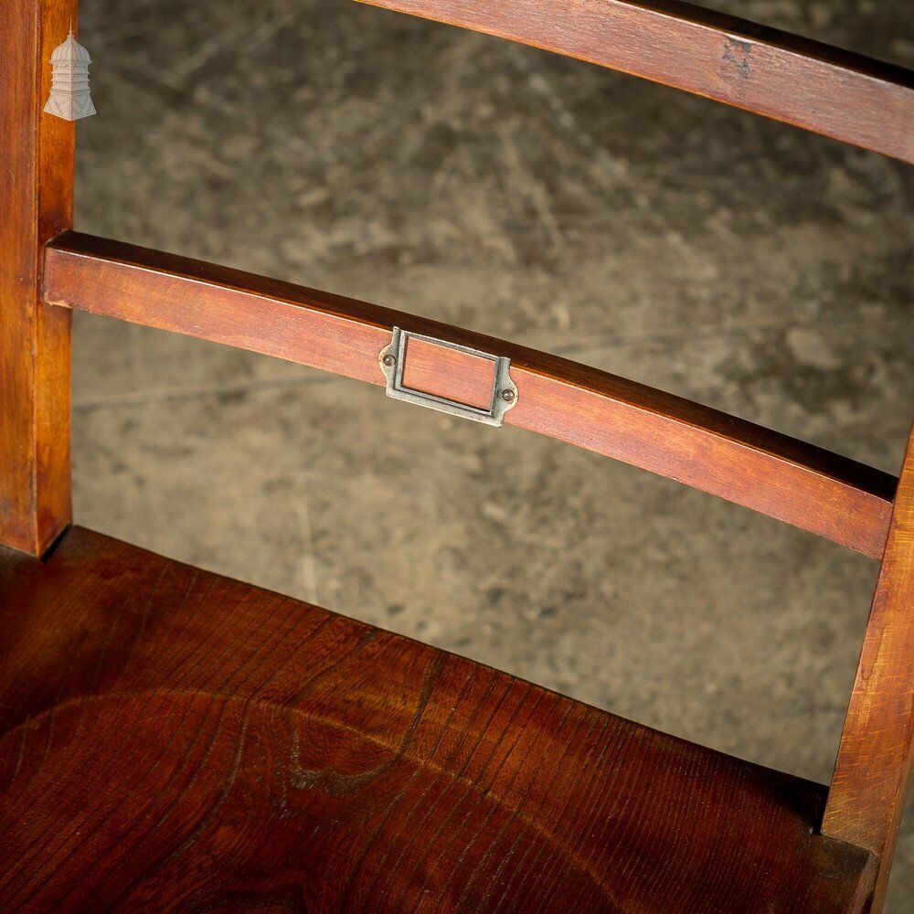 photo for sale Set Of 6 19th C Elm Synagogue Chairs [No. 3]