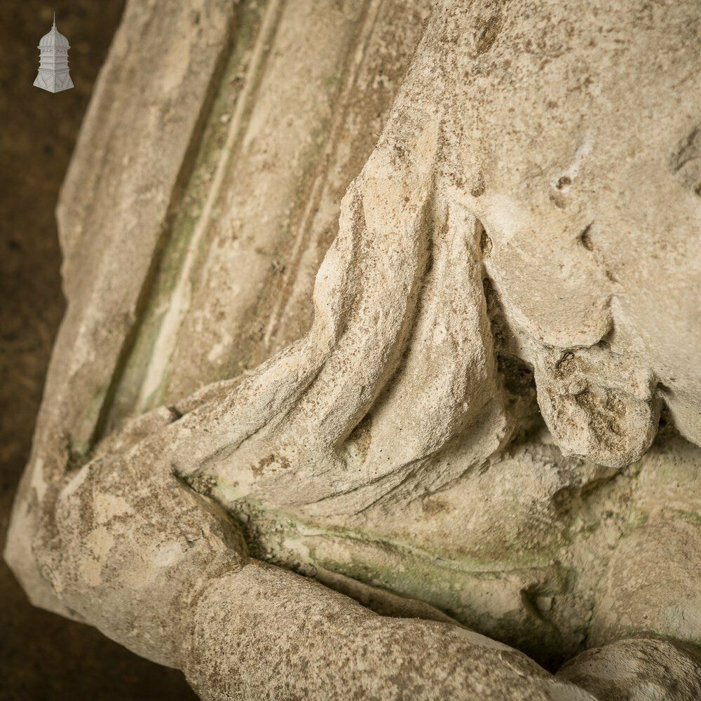 photo for sale Architectural 17th C Stone Cherub