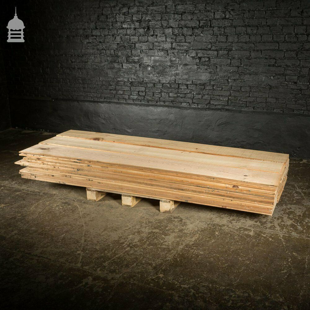 photo furniture 30 Square Metres Of Pine Floorboard Wall Cladding Cut From Reclaimed Joists